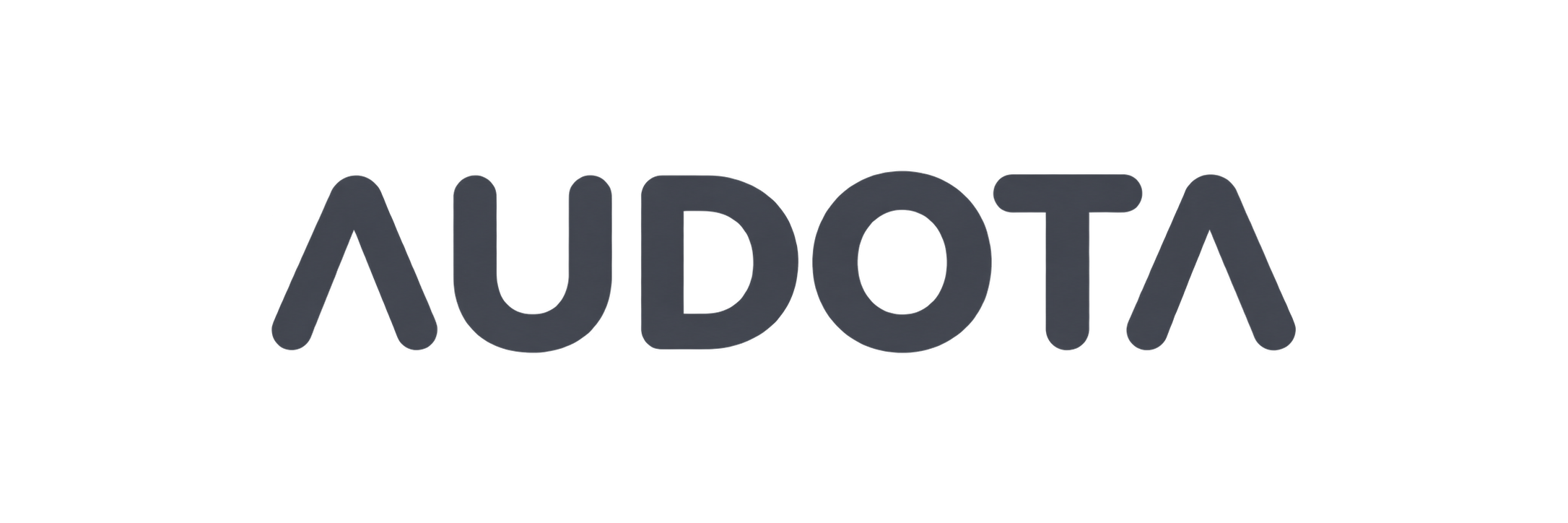 Logotipo AUDOTA sobre fondo transparente