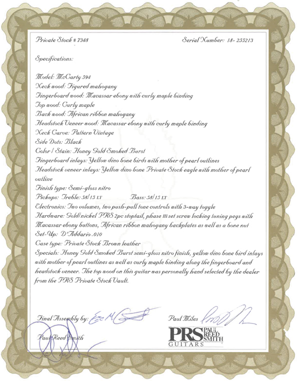 DIPLOMA PS#7348 MCCARTY 594